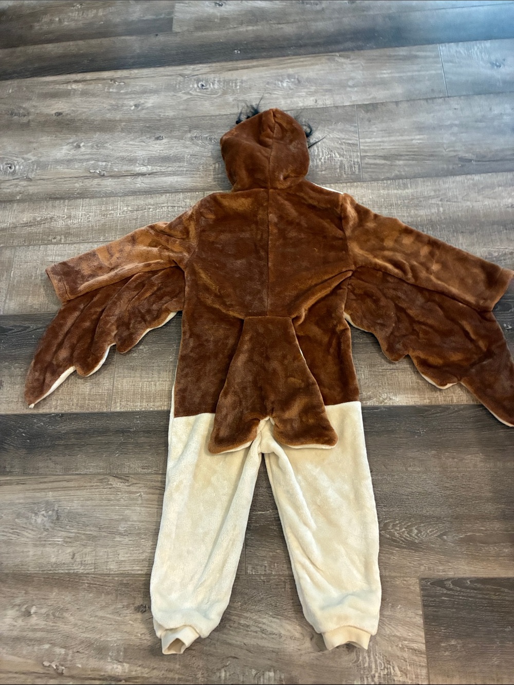 NWT - Disney -Winnie the Pooh - Brown and Cream Owl Kids Costume Onesie 4/5 - Picture 3 of 3